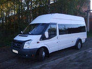 Ford – Transit цвет: Белыйкол-во а/м: 4цена за 1 час: 1300p.салон: Велюр (comfort)Посадочных мест (18 мест)